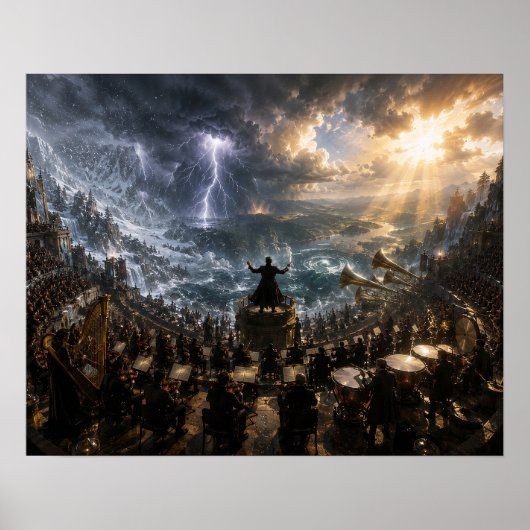 Het Orkest Dat Het Weer Beheerst Poster (Voorkant)