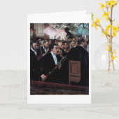 Het orkest in de Opera, Edgar Degas Kaart (Gele Bloem)
