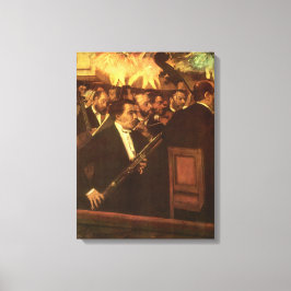 Het Orkest van de Opera van Edgar Degas, Vintage K Canvas Afdruk
