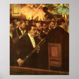 Het Orkest van de Opera van Edgar Degas, Vintage K Poster