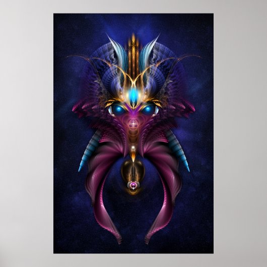 Het Orkolon Starfield Archival Wall Poster (Voorkant)