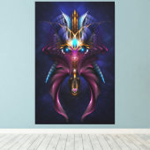 Het orkolon Starfield Stretched Wrapped Canvas Afdruk (Insitu (Houten vloer))