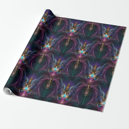 Het orkolon Tegel Pattern Wrapping Paper Cadeaupapier (Uitgerold)