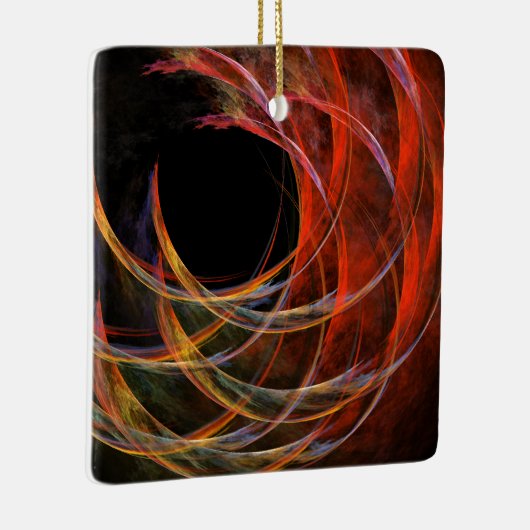 Het Ornament Cirkel Abstract Kunstvierkant breken (Rechts)