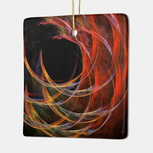 Het Ornament Cirkel Abstract Kunstvierkant breken (Links)