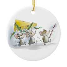 Het Ornament kerstkaas binnenhalen