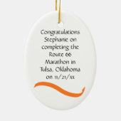 Het Ornament van de Agent van de Marathon van de (Achterkant)