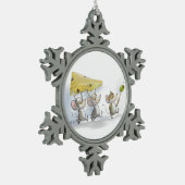 Het Ornament van de Cheese & Olives Sneeuwvlok (Links)