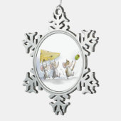 Het Ornament van de Cheese & Olives Sneeuwvlok (Rechts)