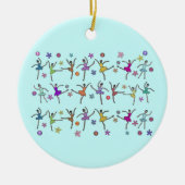 Het Ornament van de Dans van de ballerina (Voorkant)