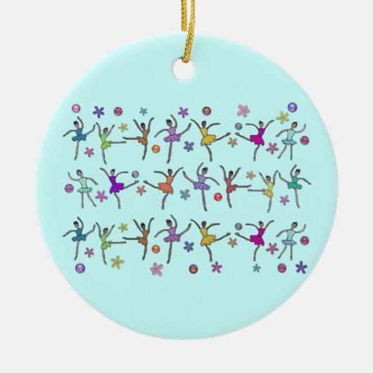 Het Ornament van de Dans van de ballerina (Voorkant)