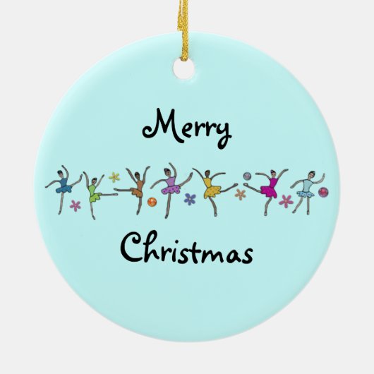 Het Ornament van de Dans van de ballerina (Achterkant)