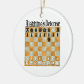 Het Ornament van de Defensie van Alekhine (Links)