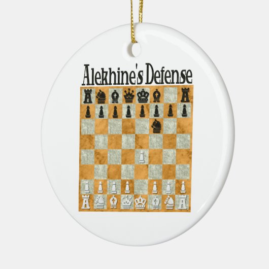 Het Ornament van de Defensie van Alekhine (Links)