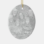 Het ornament van de dubbel-zijfoto met twee douane (Rechts)