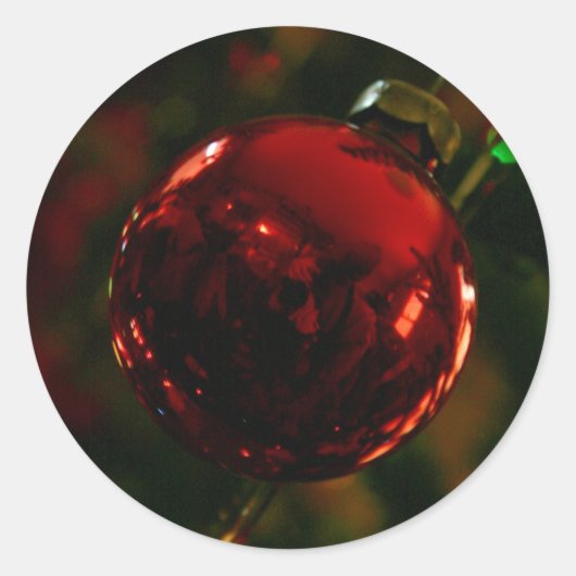 Het Ornament van de fotograaf Ronde Sticker (Voorkant)