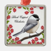Het  Ornament van de Friendly Chickadee (Voorkant)