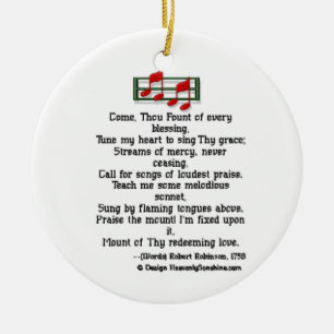 Het Ornament van de hymne komt Thou Lettersoort