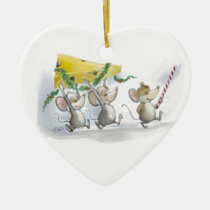Het Ornament van de kerstkaasharen binnenhalen