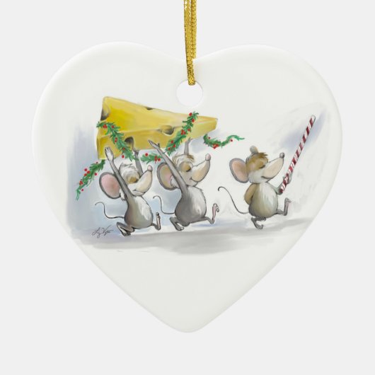 Het Ornament van de kerstkaasharen binnenhalen (Voorkant)