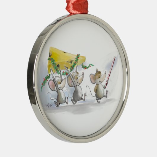 Het Ornament van de kerstkaaspremie binnenhalen (Rechts)