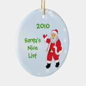 Het Ornament van de Lijst van Nice van de kerstman (Rechts)