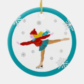 Het Ornament van de Schaatser van het ijs (Achterkant)