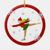 Het Ornament van de Schaatser van het ijs (Achterkant)