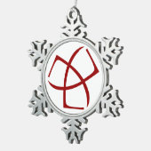 Het Ornament van de Sneeuwvlok AJC (Rechts)