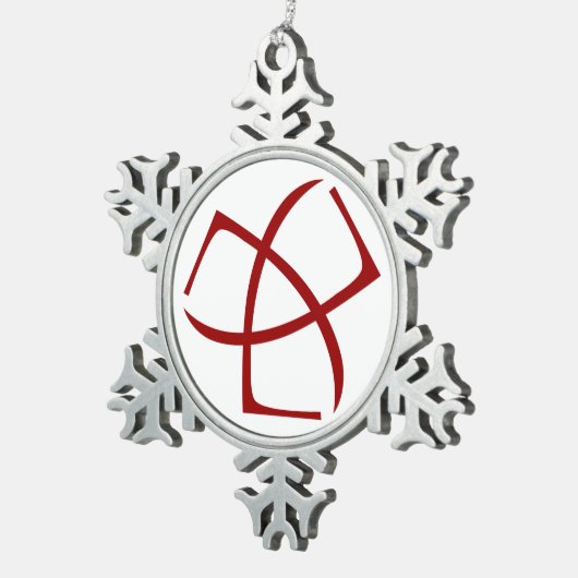 Het Ornament van de Sneeuwvlok AJC (Rechts)