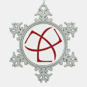 Het Ornament van de Sneeuwvlok AJC (Voorkant)