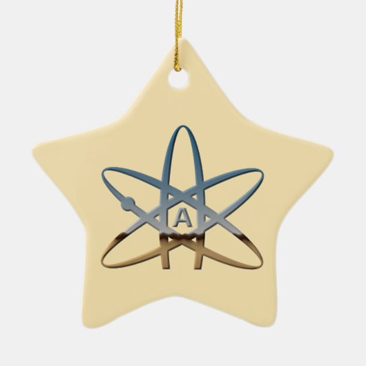 Het Ornament van de Ster van het Atoom van de (Voorkant)