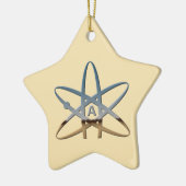 Het Ornament van de Ster van het Atoom van de (Links)