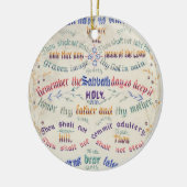 het ornament van de tien geboden (Links)