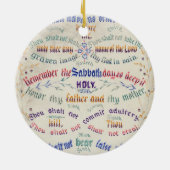 het ornament van de tien geboden (Achterkant)