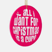 Het Ornament van de Voorlichting van Kanker van de (Rechts)