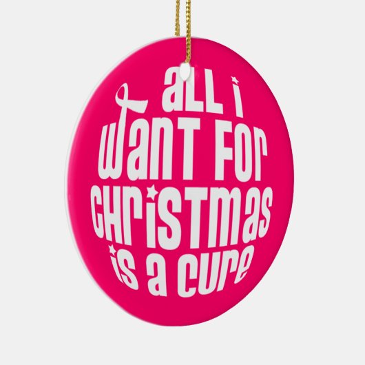 Het Ornament van de Voorlichting van Kanker van de (Rechts)