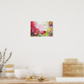 Het Ornament van een Huis, Afdrukken, 17 x 11,5 Po Poster (Keuken)