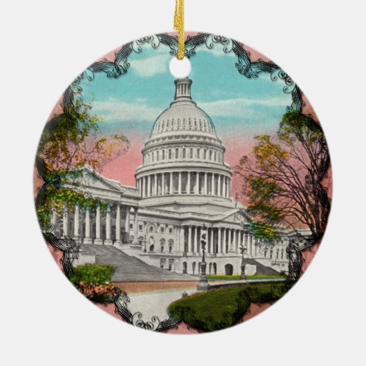 Het Ornament van het Amerikaanse Capitool (Achterkant)