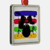 Het Ornament van het drumstel en van Kerstmis van (Rechts)