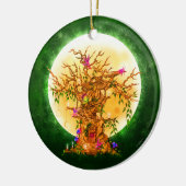 Het Ornament van het gekantelde 'Faerie Tree Yule' (Links)