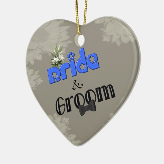 Het Ornament van het Huwelijk van de bruid en van (Links)