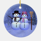 Het Ornament van het Paar van de sneeuw (Achterkant)