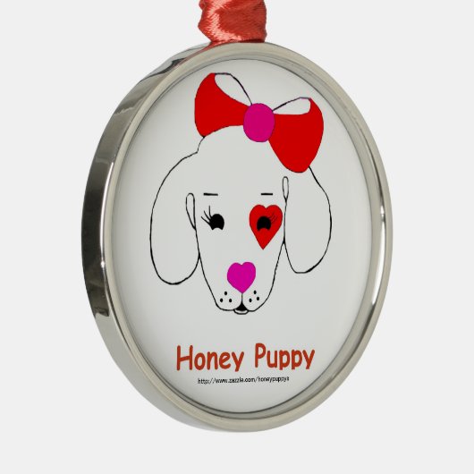 Het Ornament van het Puppy van de honing (Rechts)