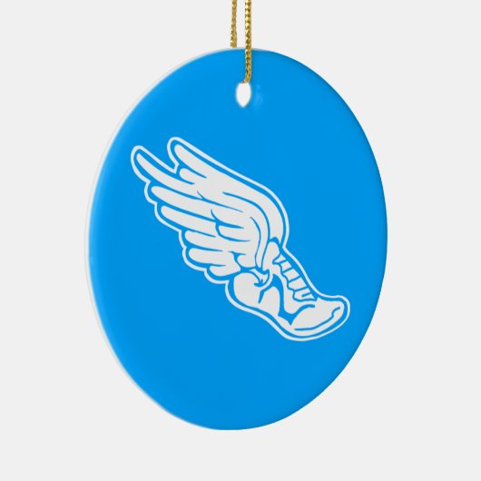 Het Ornament van het spoor met de naam Blauw (Rechts)