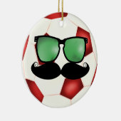 Het Ornament van het Voetbal van de snor (Rechts)