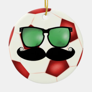 Het Ornament van het Voetbal van de snor