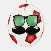 Het Ornament van het Voetbal van de snor (Links)