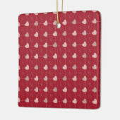 Het Ornament van Holiday Hearts & X's & O's. (Links)