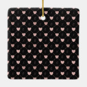 Het Ornament van Holiday Hearts & X's & O's. (Achterkant)